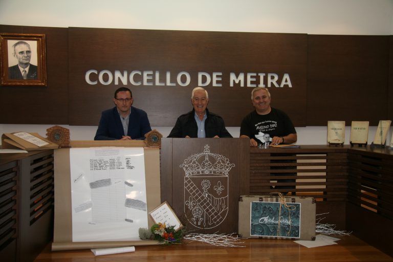 Os alcaldes de Riotorto e Meira apoian a Avelino Díaz para as Letras