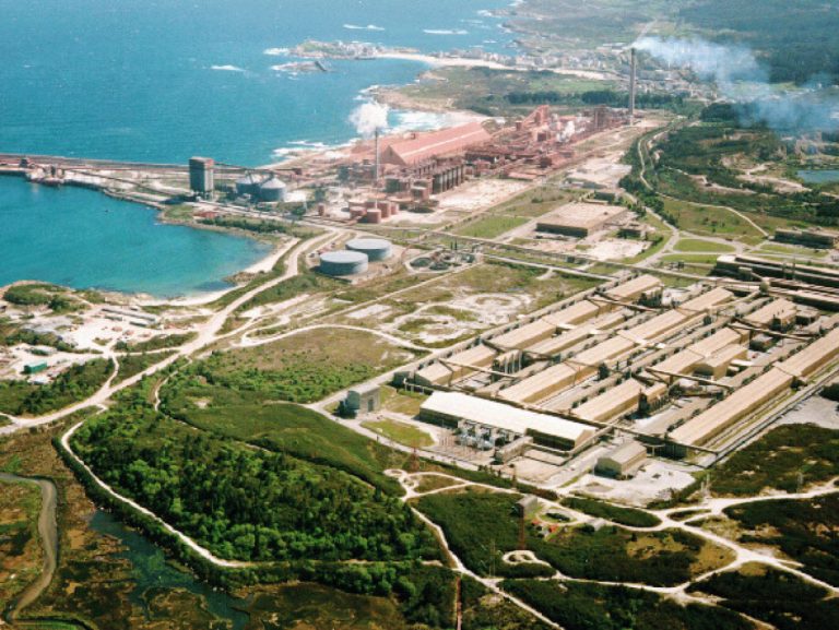 Os números da planta de aluminio de Alcoa en Cervo: 600 empregados, 250.000 toneladas anuais