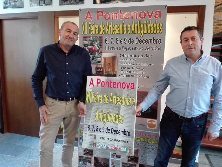 A Feira de Antigüidades da Pontenova xunta 60 expositores e agarda “8.000 visitantes”