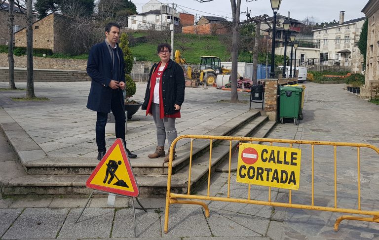 Cervo inicia obras de mellora na Praza do Souto e Rúa da Aldea