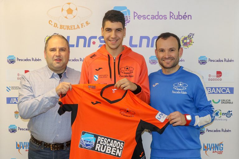 Pitero renova co Pescados Rubén Burela FS ata 2021