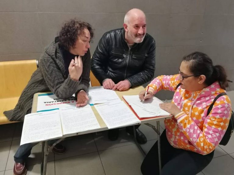 Máis de cen asinantes reclaman outra pediatra e fisioterapia de tarde en Viveiro