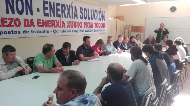 O comité de Alcoa quere sumar o comercio local a protestas cada 15 días nos concellos da Mariña
