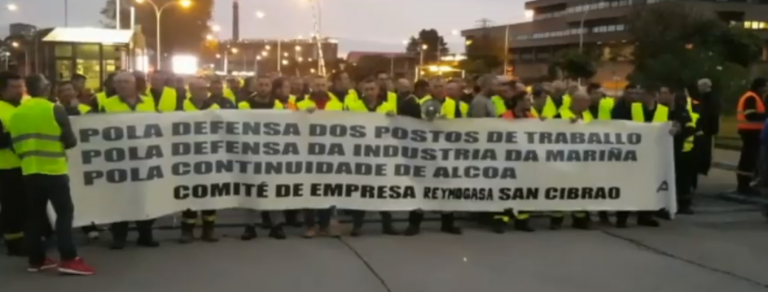Os obreiros de Reymogasa continuarán coas protestas a vindeira semana