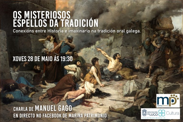 Mariña Patrimonio convida este xoves a unha videoconferencia de Manuel Gago sobre historia e tradición oral