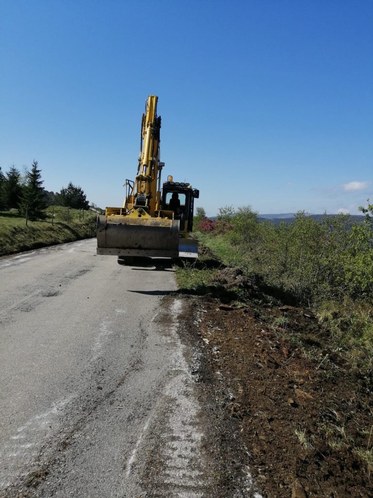 Comezan os traballos de renovación da estrada que percorre Trabada, A Pontenova e Lourenzá