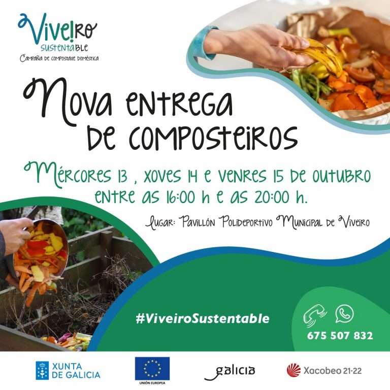 Última oportunidade en Viveiro para recoller un colector para compostaxe