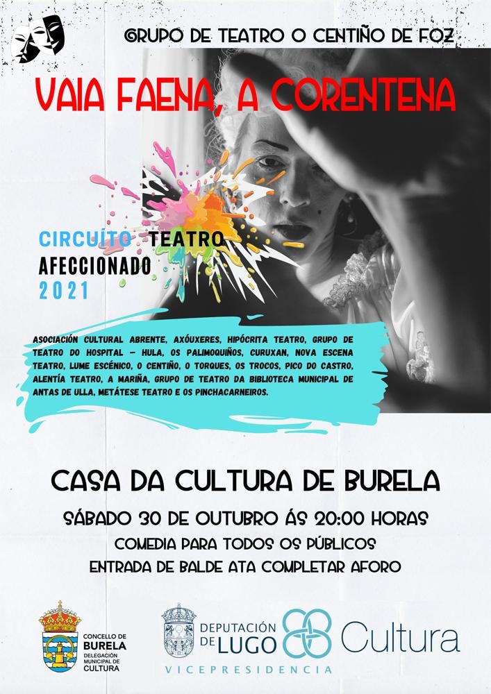 Burela programa unha axenda cultural para outubro con espectáculos infantís e teatro para adultos