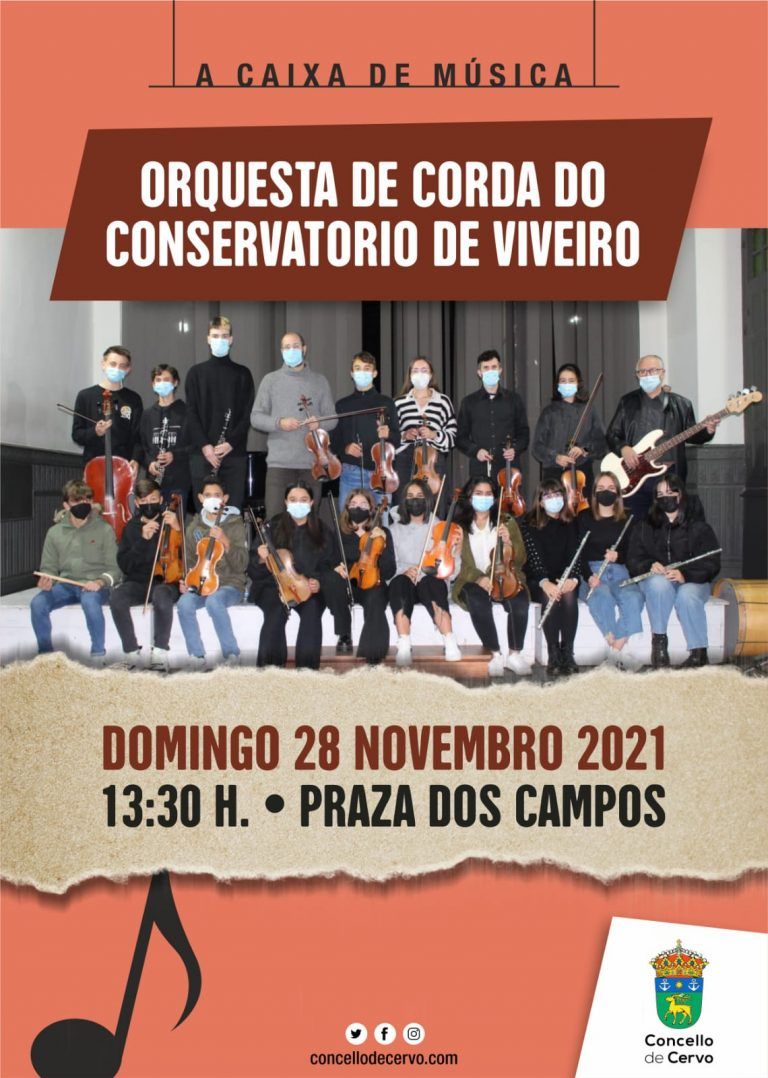 Concerto da Orquesta de Corda do Conservatorio en Cervo para esta fin de semana