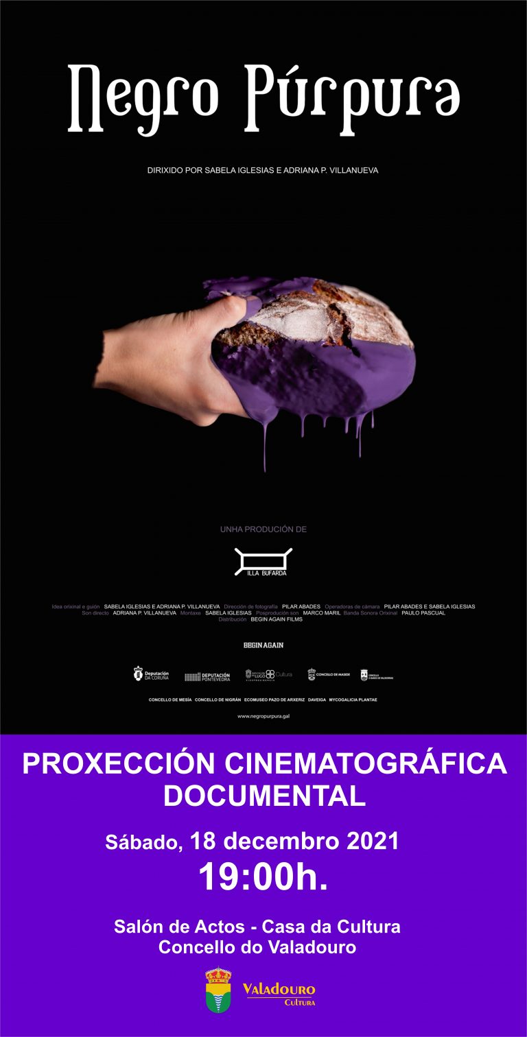 O Valadouro acollerá a proxección do documental “Negro Púrpura”