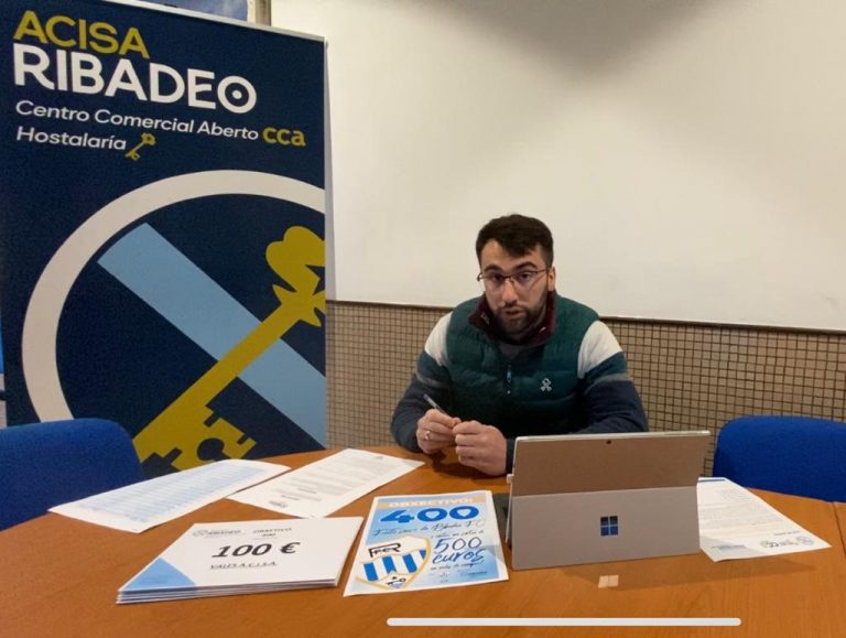 ACISA Ribadeo únese á campaña Días Azuis da Federación Galega de Comercio onde se sortearán 12.000 euros
