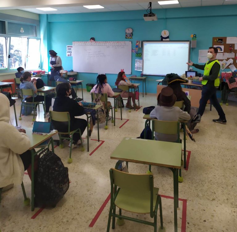 STOP Accidentes impartiu talleres de sensibilización vial en centros escolares de Burela