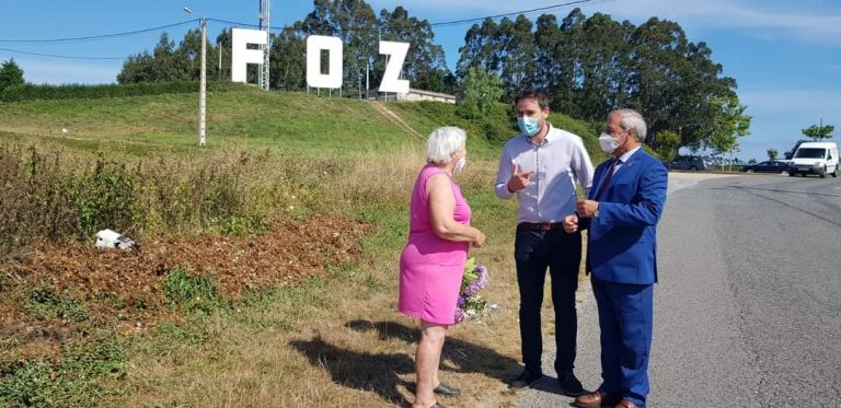 As obras na Costa do Castro en Foz terán pechado o tramo entre as rúas do Pilar e o Cemiterio