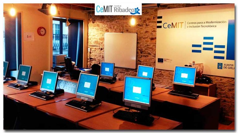 A aula CEMIT de Ribadeo imparte cursos de Facebook para maiores do 14 ao 17 de marzo