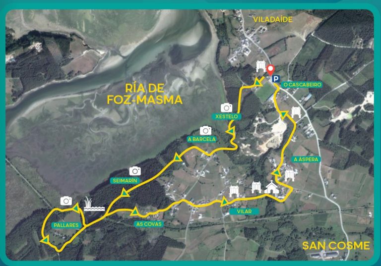 Reformas na ruta de sendeirismo “Lagoa de Pallares “en Barreiros modificando o seu percorrido