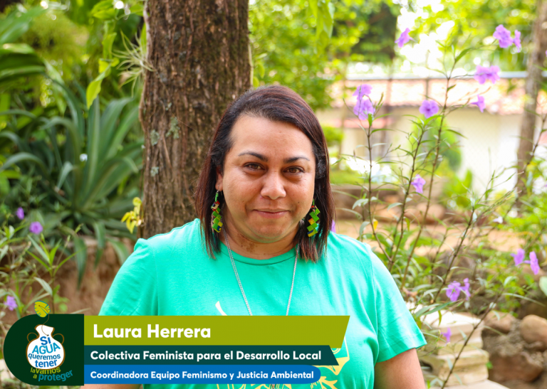 Visita da activista polos dereitos da muller e o medioambiente Laura Herrera a Burela