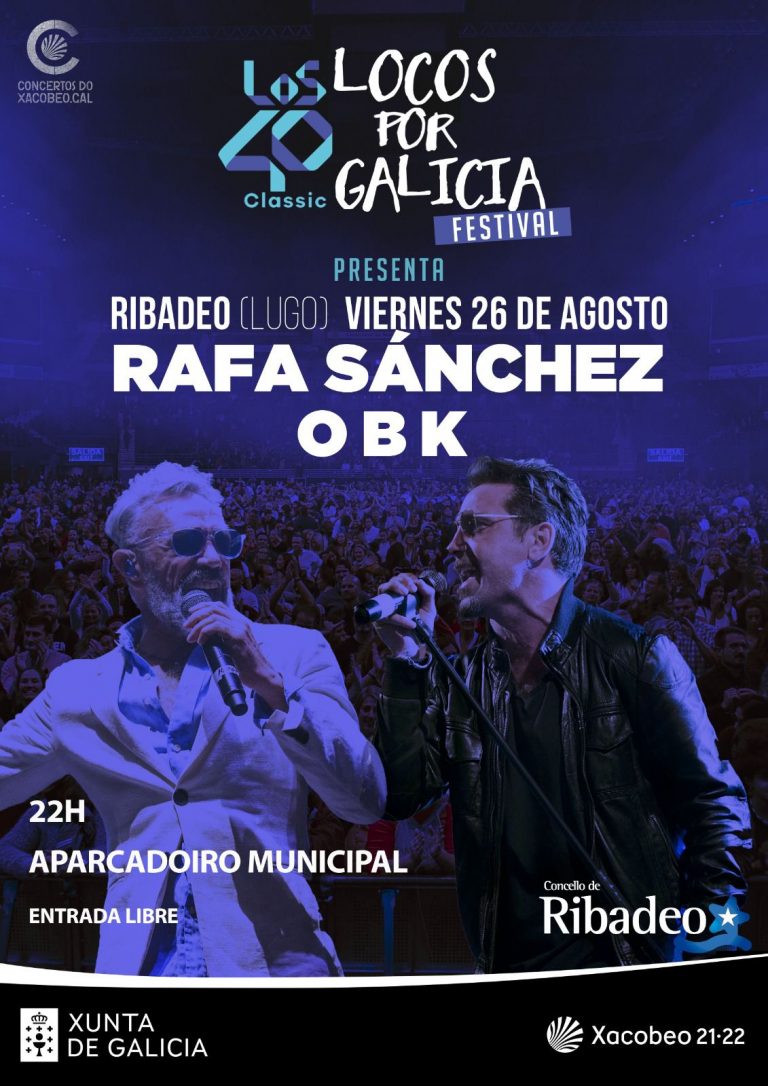 Chega a Ribadeo o ‘Festival Locos por Galicia’ de Los40Classic