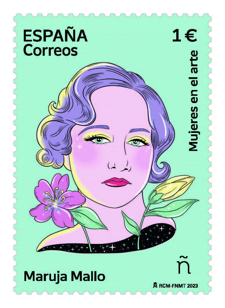 Correos dedica un selo á artista viveirense Maruja Mallo