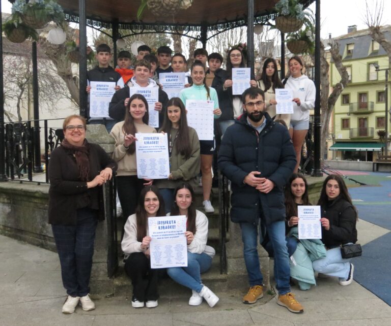 Alumnado de Ribadeo agradece a ACISA e cidadanía o seu apoio para a excursión de fin de curso