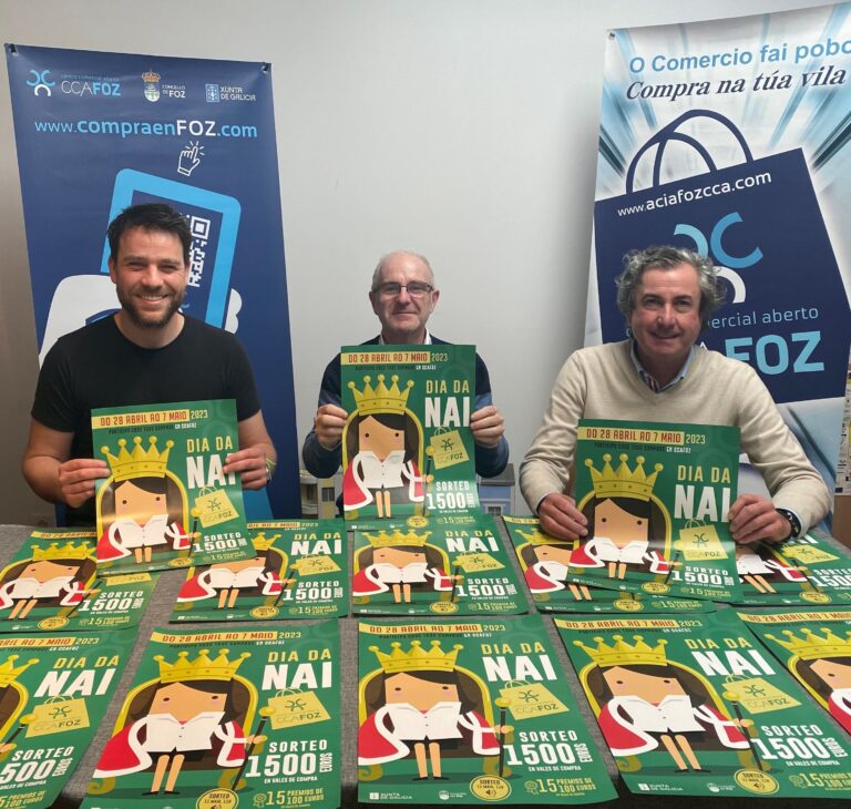 ACIA Foz sortea 1.500 euros en vales de compra para a campaña do Día da Nai