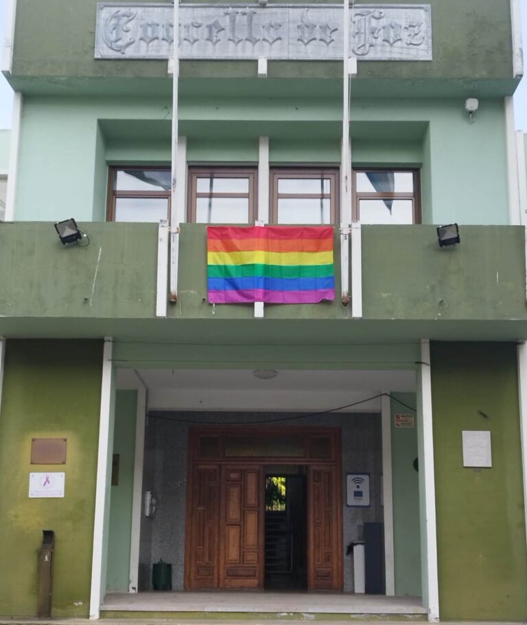 Foz únese á celebración do Movemento LGBTI con bandeiras multicor en edificios municpais