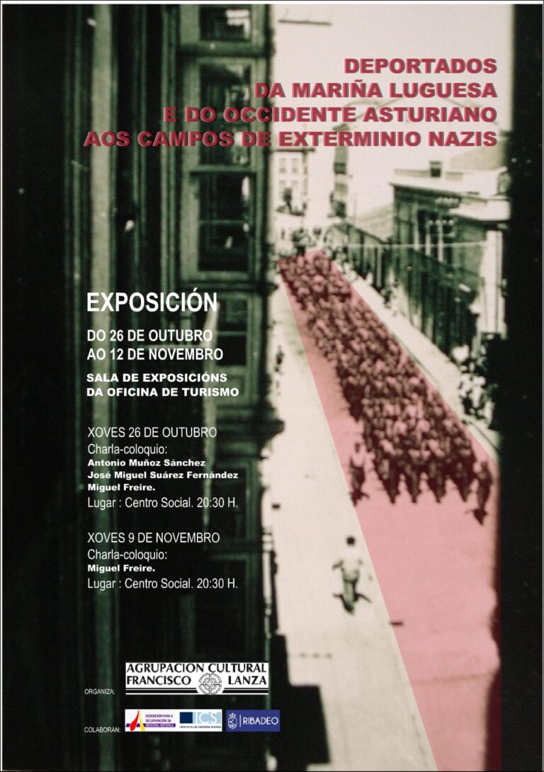 Exposición en Ribadeo sobre deportados da Mariña a campos nazis de exterminio