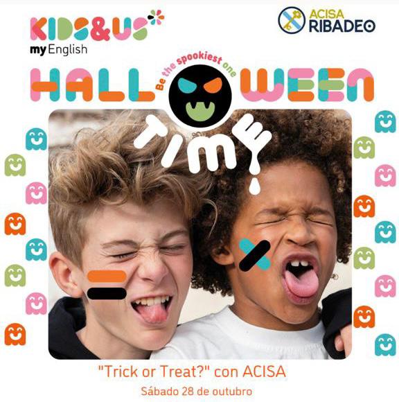 ACISA Ribadeo e Kids&Us organizan o “Trick or Treat” unha actividade para os máis pequenos